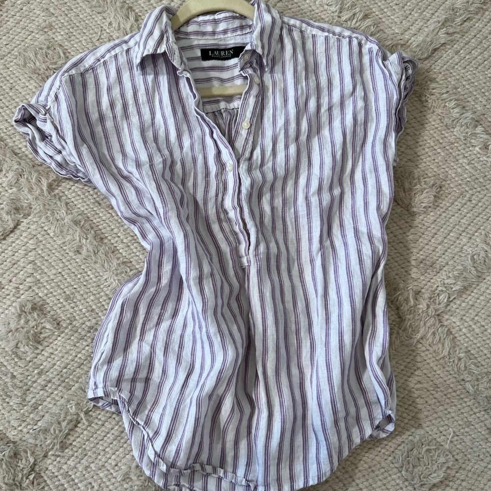 Linen Ralph Lauren top - Picture 2 of 9